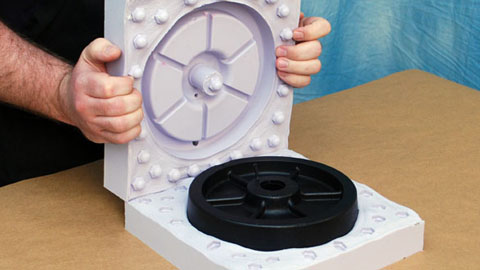 Silicone rubber mould making course